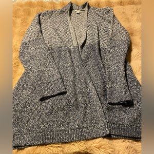 Croft & Barrow Two Toned Long Sleeve Cardigan